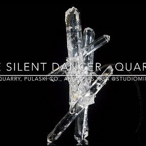 The Silent Dancer. Quartz, Jeffrey Quarry, Arkansas, USA
